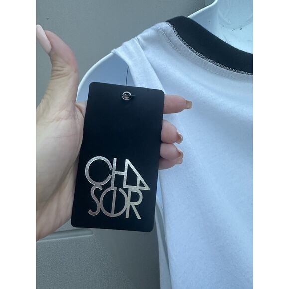 Chaser Women's Tank Top Muscle Tee Painted Lips Size M New With Tags - Picture 5 of 8